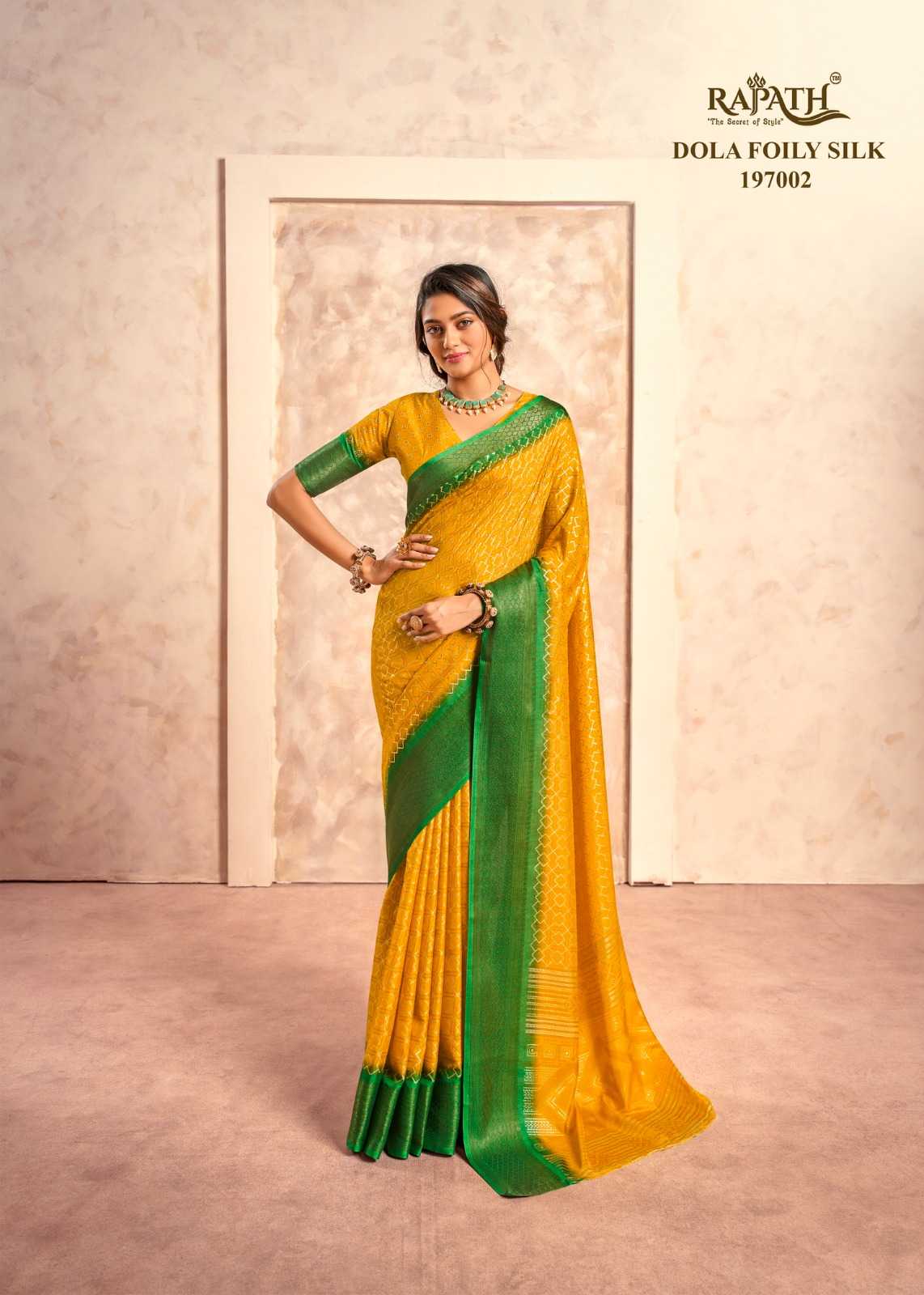 YNF SOFT DOLA RAJPTH RIN195 Cello Silk CLOTHING BRANDS WHOLESALE SAREES MANUFACTURER