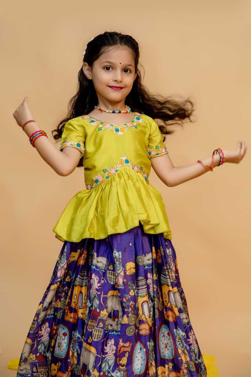 YNF SOFT SILK KIDS WEAR KESH109 RRK103 WHOLESALE KIDS LEHENGA TRADITIONAL ETHNIC LEHENGA CHOLI KIDS FESTIVE BABY GIRL LEHANGA MANUFACTURER