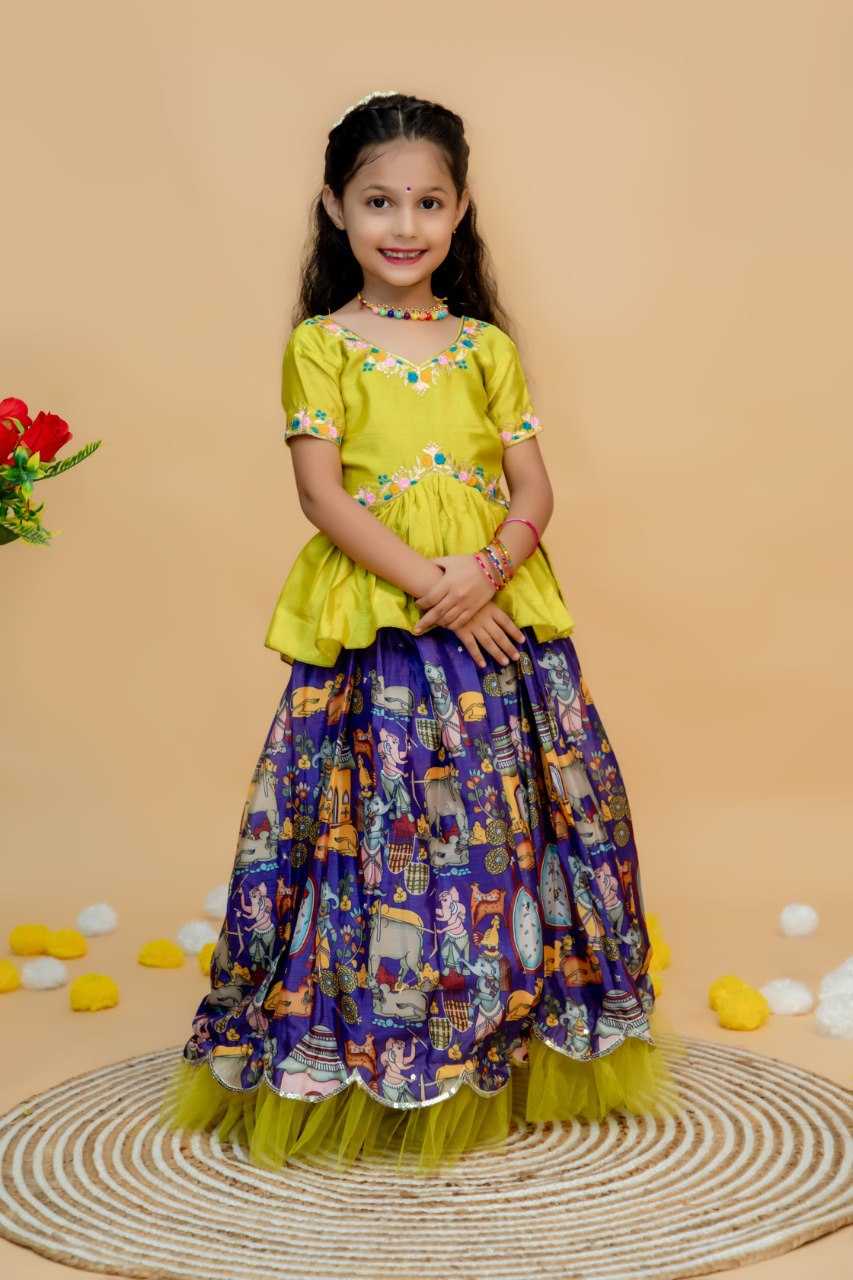 YNF SOFT SILK KIDS WEAR KESH109 RRK103 WHOLESALE KIDS LEHENGA TRADITIONAL ETHNIC LEHENGA CHOLI KIDS FESTIVE BABY GIRL LEHANGA MANUFACTURER