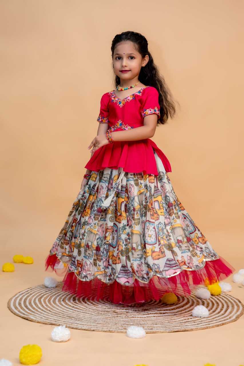 YNF SOFT SILK KIDS WEAR KESH109 RRK103 WHOLESALE KIDS LEHENGA TRADITIONAL ETHNIC LEHENGA CHOLI KIDS FESTIVE BABY GIRL LEHANGA MANUFACTURER