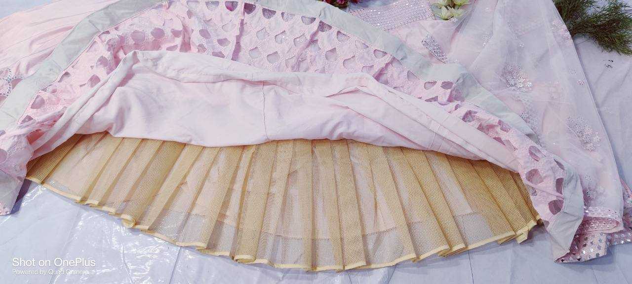 YNF SOFT SILK RIN131 2229 LEHENGAS WHOLESALE SILK WEDDING EMBROIDERED DESIGNER PINK LEHENGAS MANUFACTURER