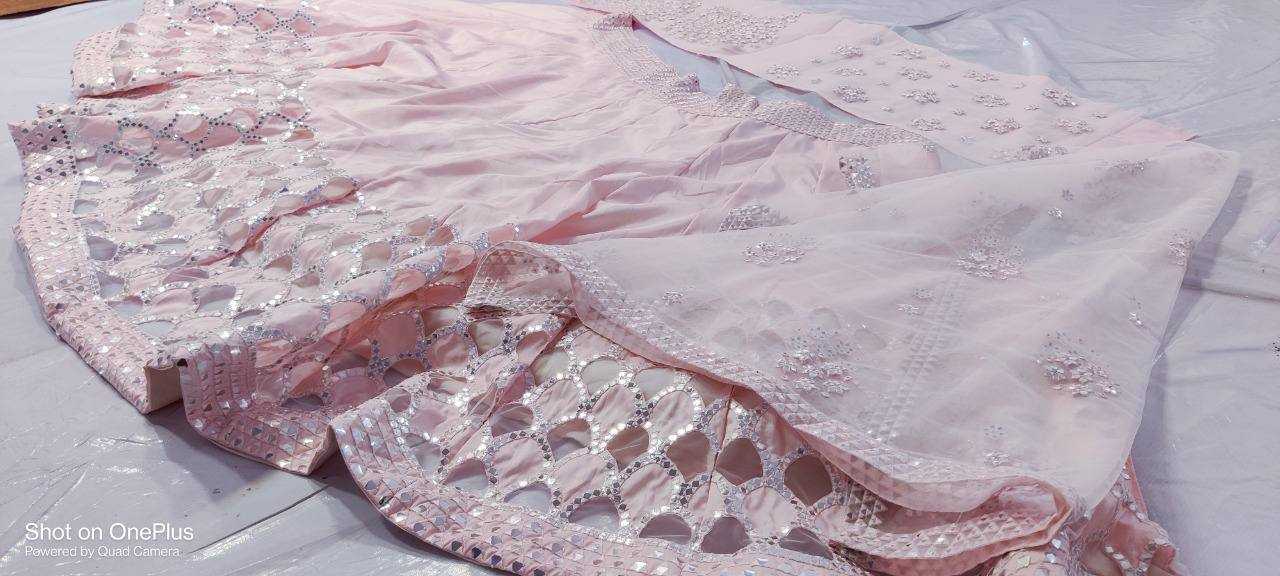 YNF SOFT SILK RIN131 2229 LEHENGAS WHOLESALE SILK WEDDING EMBROIDERED DESIGNER PINK LEHENGAS MANUFACTURER