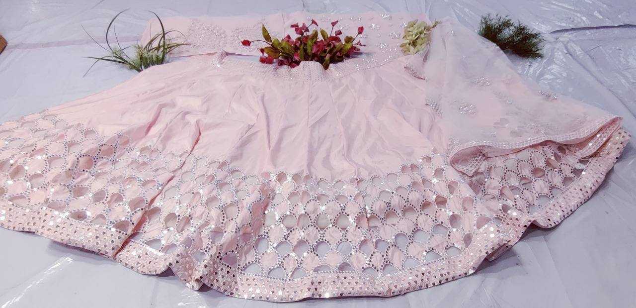 YNF SOFT SILK RIN131 2229 LEHENGAS WHOLESALE SILK WEDDING EMBROIDERED DESIGNER PINK LEHENGAS MANUFACTURER