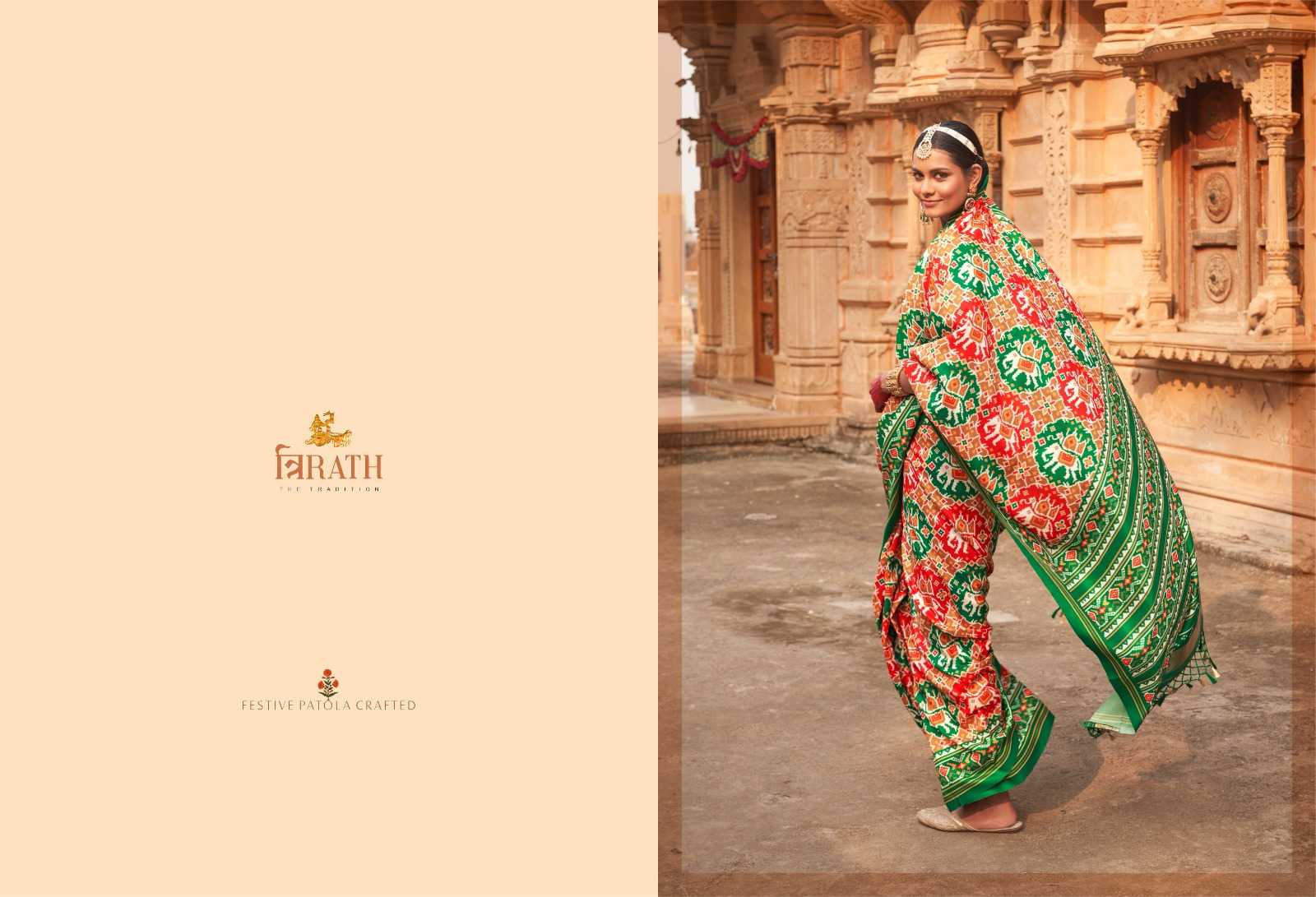 YNF SOFT SILK TRIRATH KESH113 Tirth Patola CLOTHING BRANDS WHOLESALE SAREES MANUFACTURER