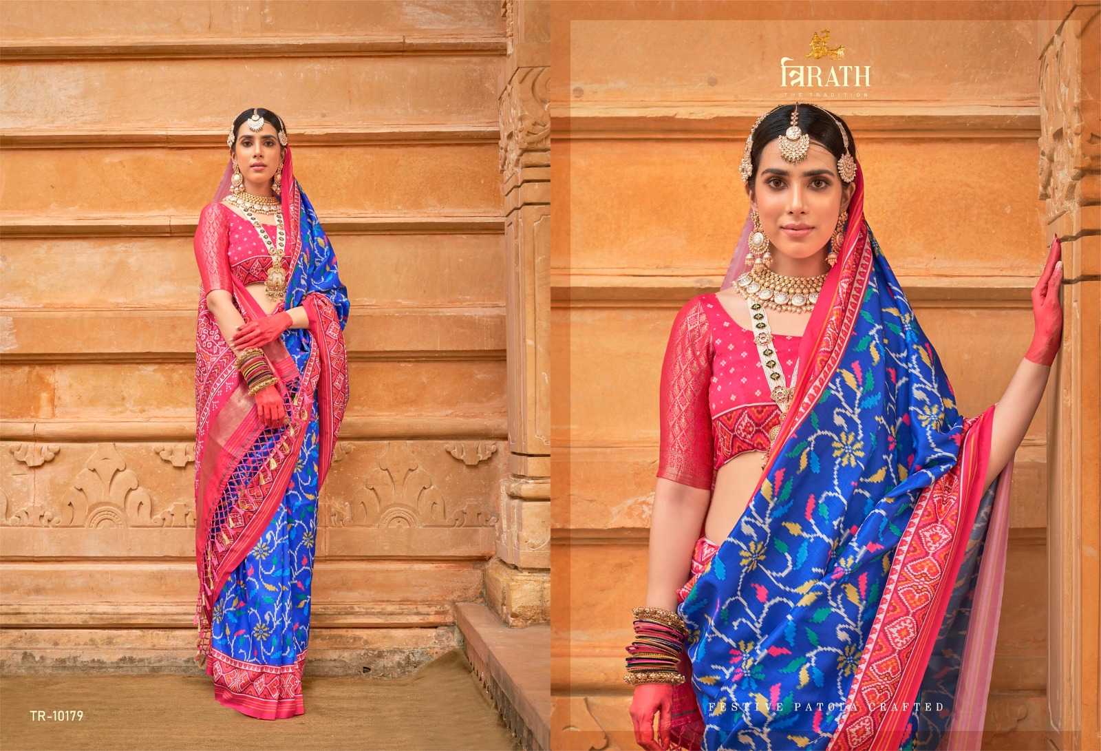 YNF SOFT SILK TRIRATH KESH113 Tirth Patola CLOTHING BRANDS WHOLESALE SAREES MANUFACTURER