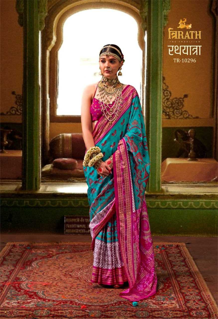 YNF SOFT SILK TRIRATH RIN195 RATHYATRA CLOTHING BRANDS WHOLESALE SAREES MANUFACTURER