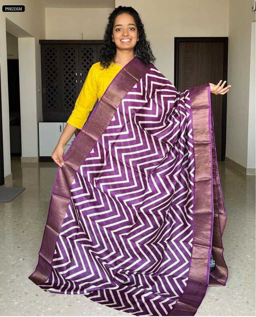 YNF TUSSAR SILK RIN149 MKD171 SILK SAEES WHOLESALE TUSSAR SILK HANDLOOM ZARI BORDER SILK SAREES MANUFACTURER