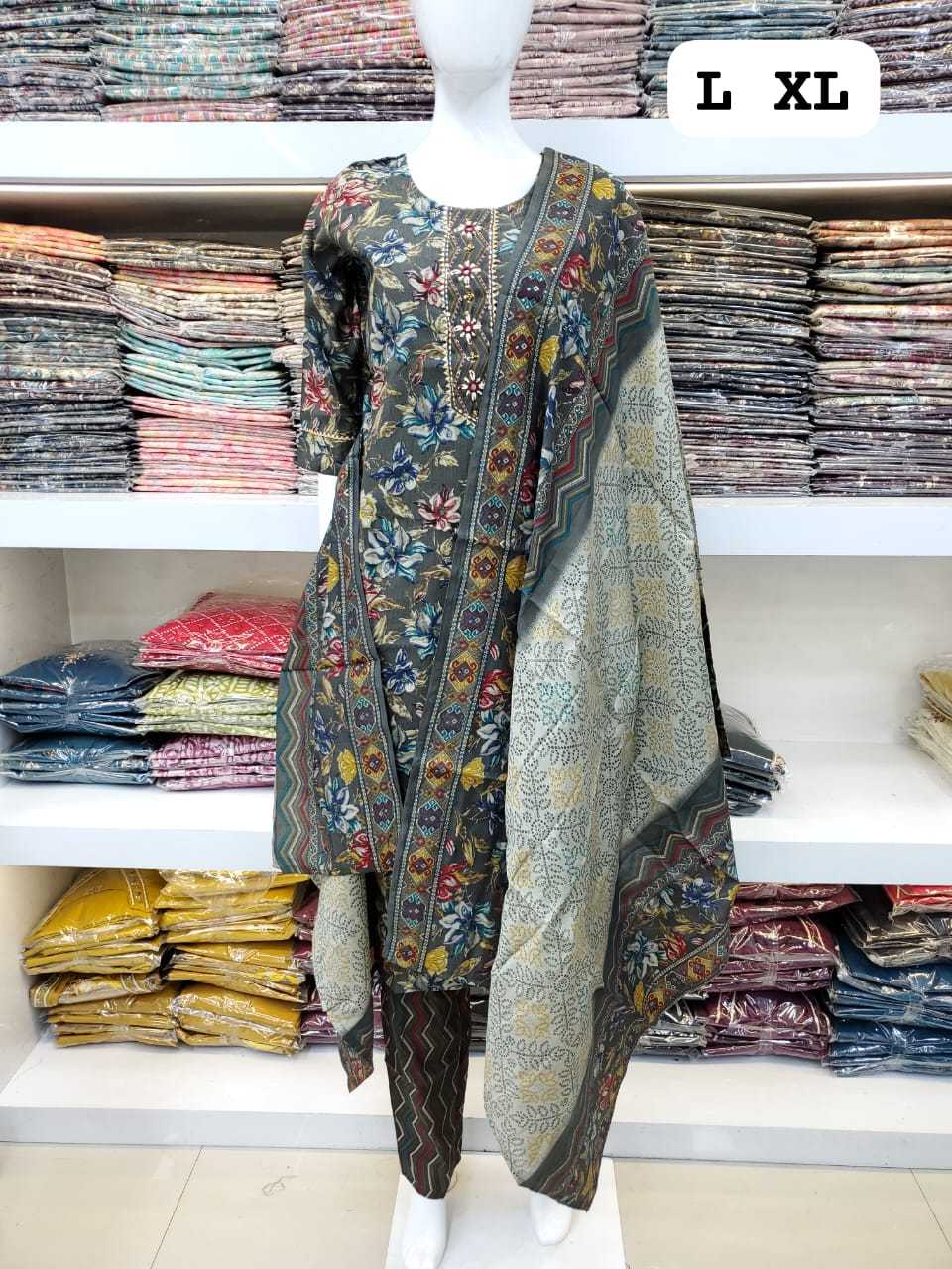 YNF VISCOSE KESH258 VDA103 SUITS & DRESSES WHOLESALE LADIES LONG KURTIPRINTED SUITS & DRESSES MANUFACTURER.