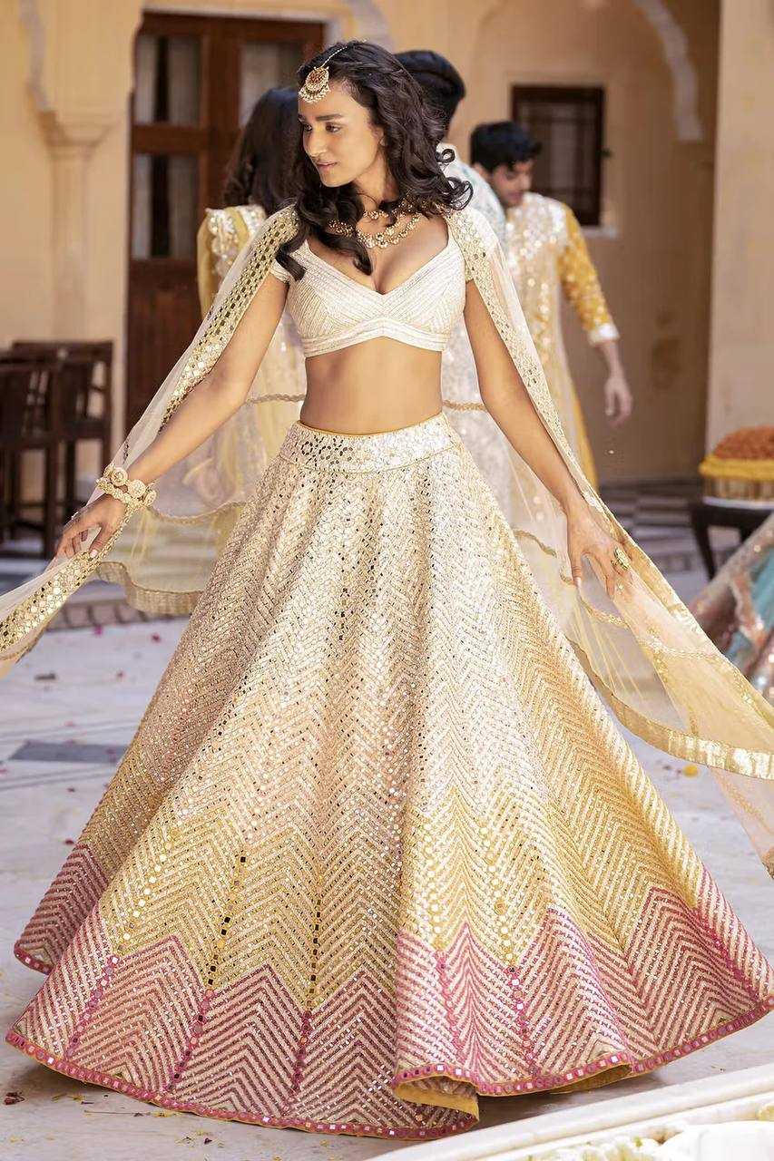 YNF BANARASI KESH270 43 LEHEBGA WHOLESALE FANCY ZARI WORK BANARASI LEHENGA  MANUFACTURER