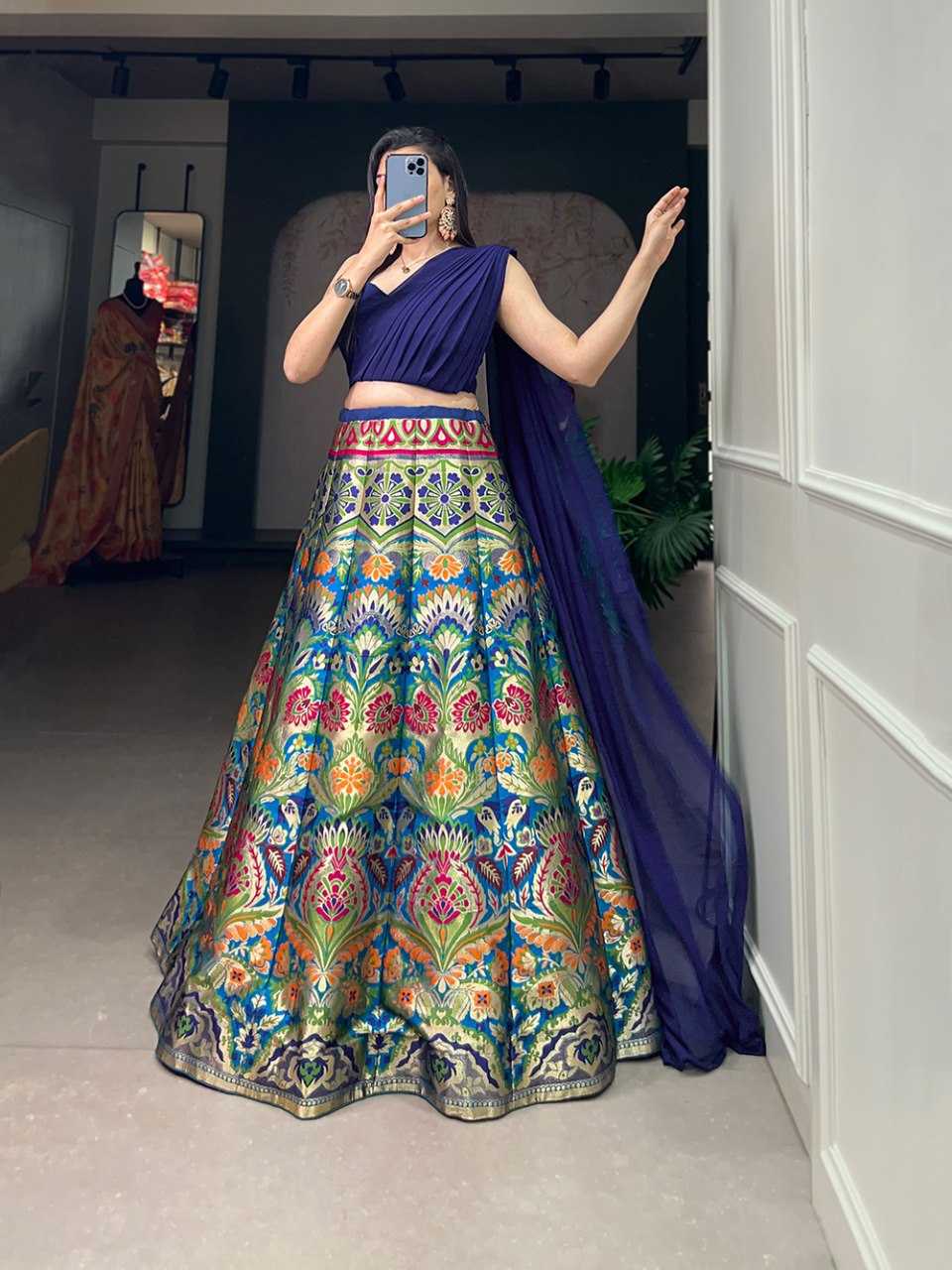 Ynf Banana Silk KESH139 2046 Lehengas Wholesale Lehenga With Dupatta Banarasi Lehenga Lehenga With Cancan Manufacturer