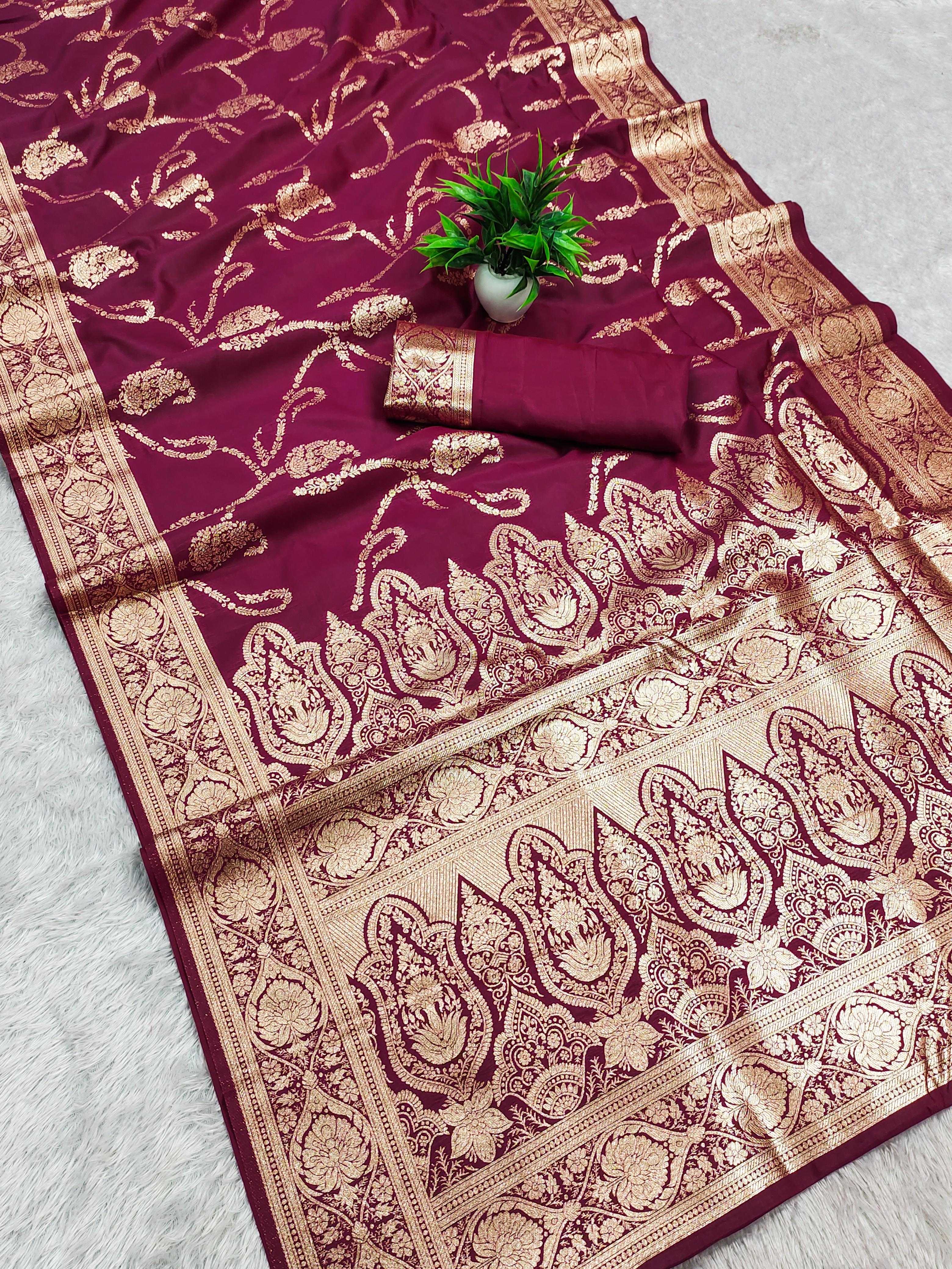 Ynf Banarasi Soft Silk RIN113 KALASH Sarees Wholesale Designer Sarees Printed Sarees Zari Sarees Manufacturer