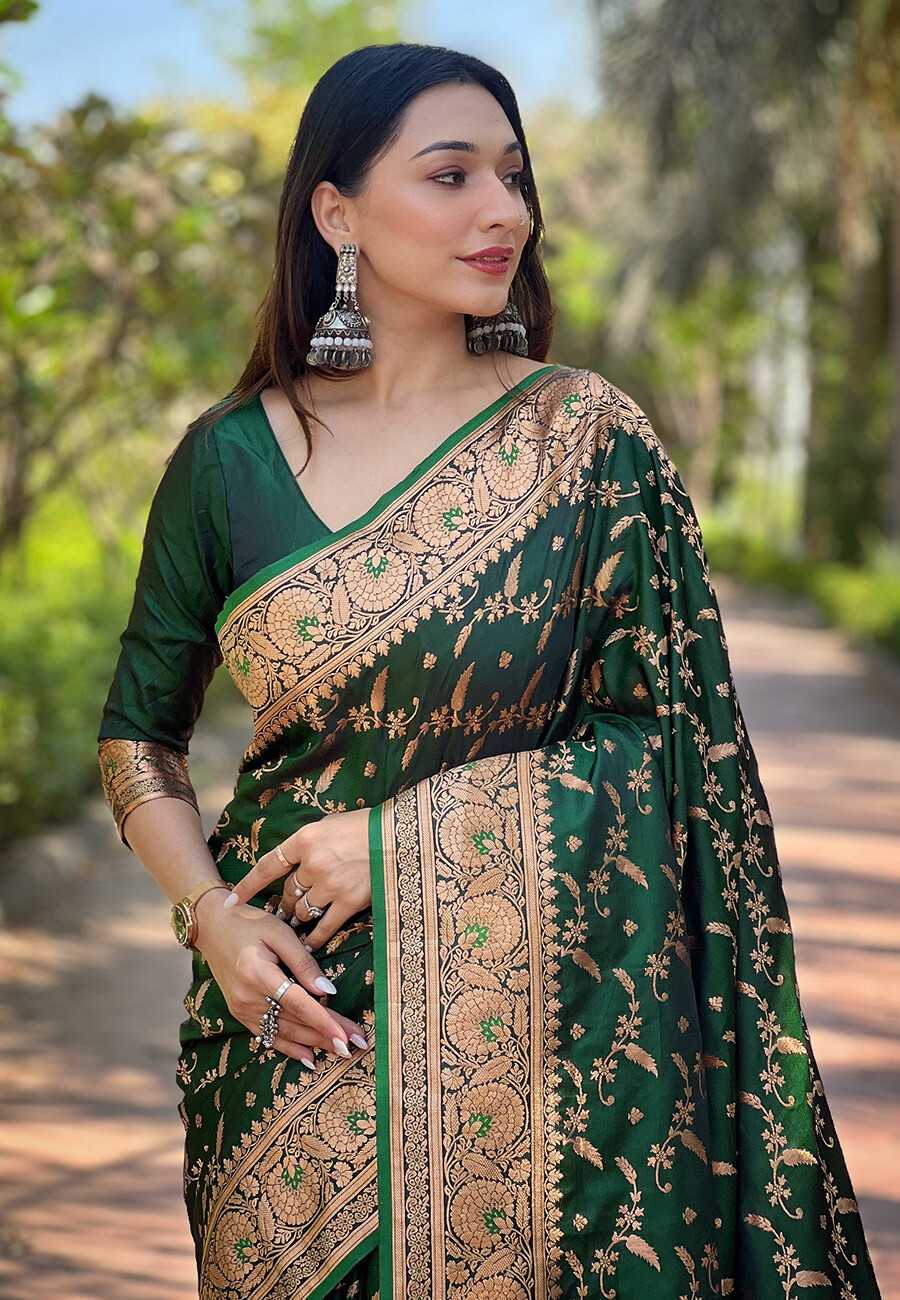 Ynf Banarasi Soft Silk RIN116 BANARASI SATIN 2099 Silk Sarees Wholesale Banarasi Silk Sarees Soft Silk Sarees Fancy Printed Silk Sarees Manufacturer