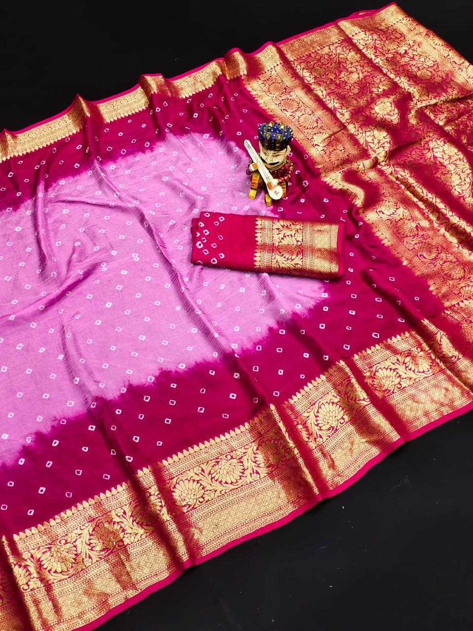 YNF BANDHEJ KESH261 KTS66 SILK SAREE WHOLESALE KANCHIPURAM DESIGNER ZARI BORDER SILK SAREE MANUFACTURER