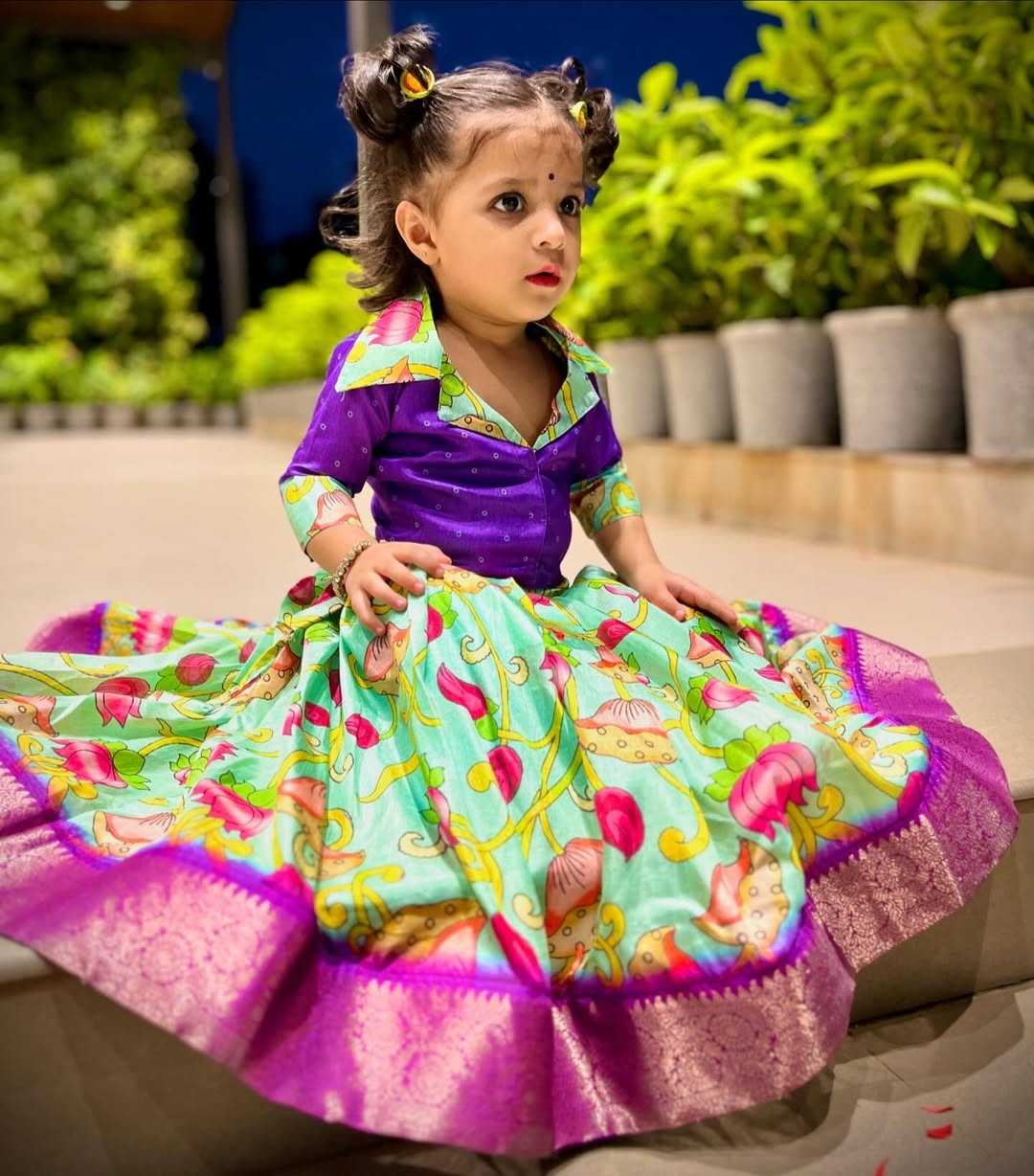 Ynf Banglori Silk KESH109 RRKT100 Kids Wear Wholesale Kids Lehenga Kids Lehenga Choli Kids Festive Wear Manufacturer