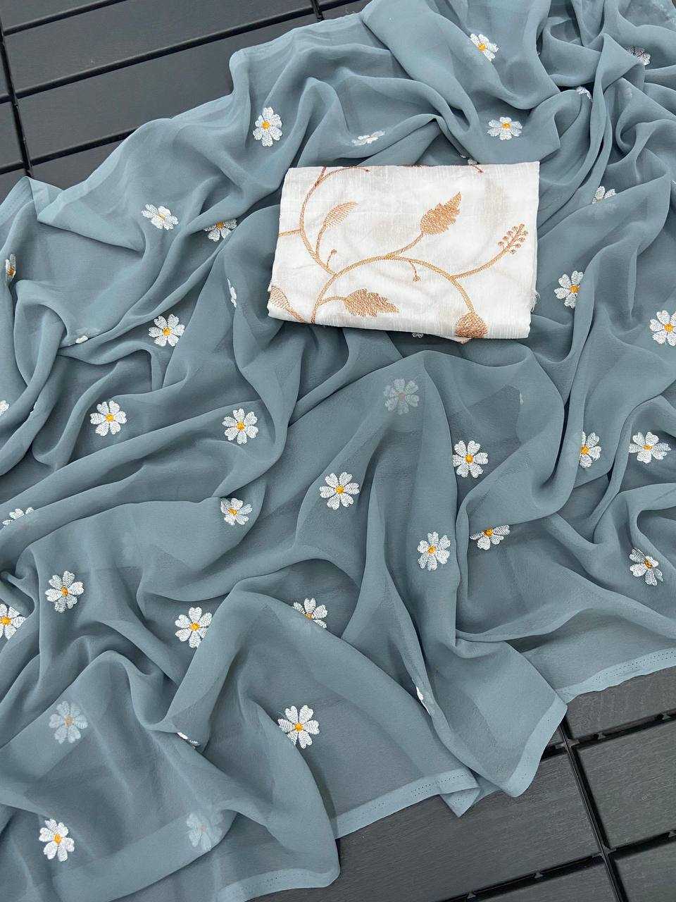 Ynf Blooming KESH336 BABLI Sarees Wholesale Designer Sarees Ladies Sarees Embroidered Sarees Manufacturer