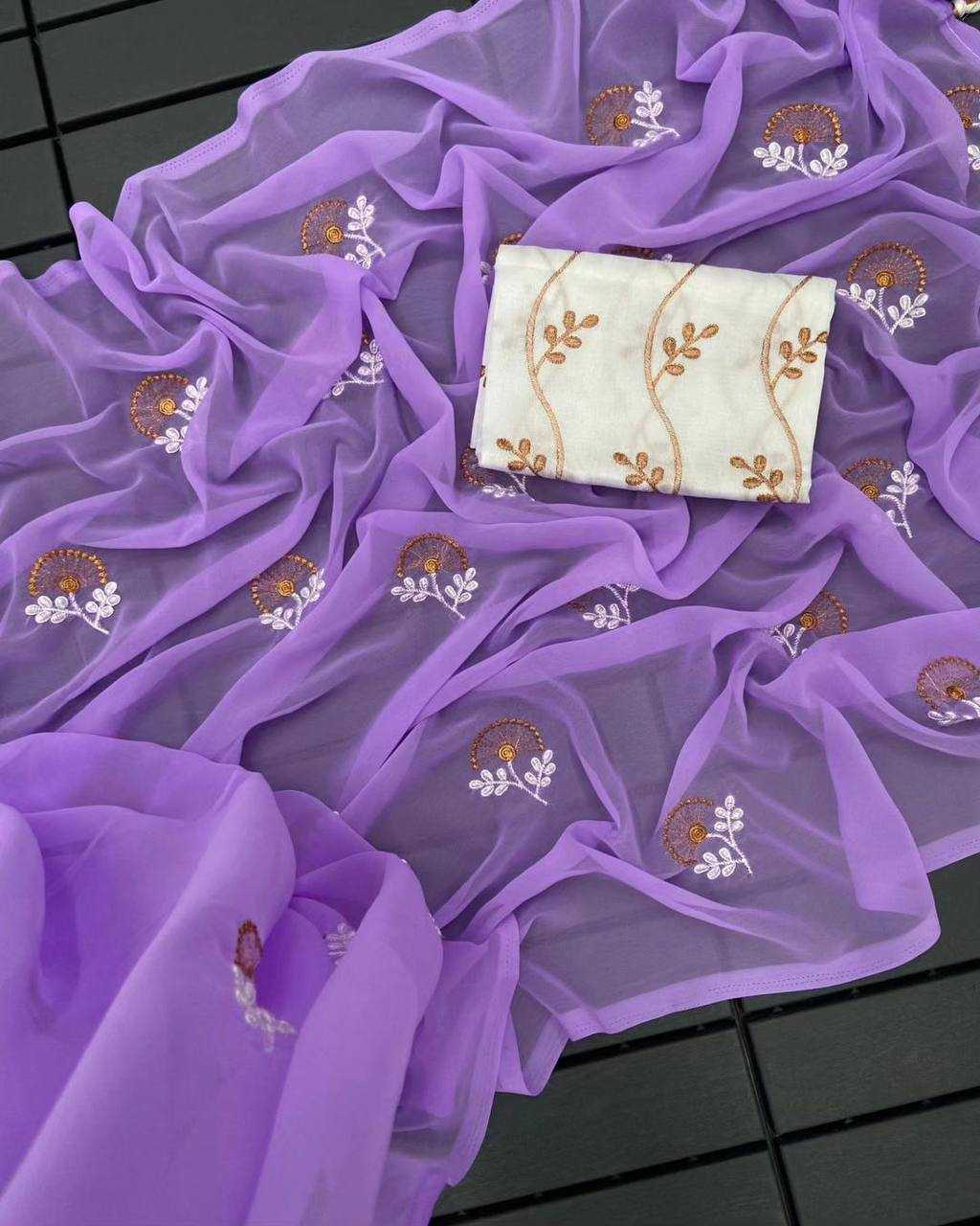 Ynf Blooming KESH336 FLUFFY Sarees Wholesale Designer Sarees Fancy Sarees Embroidered Sarees Manufacturer