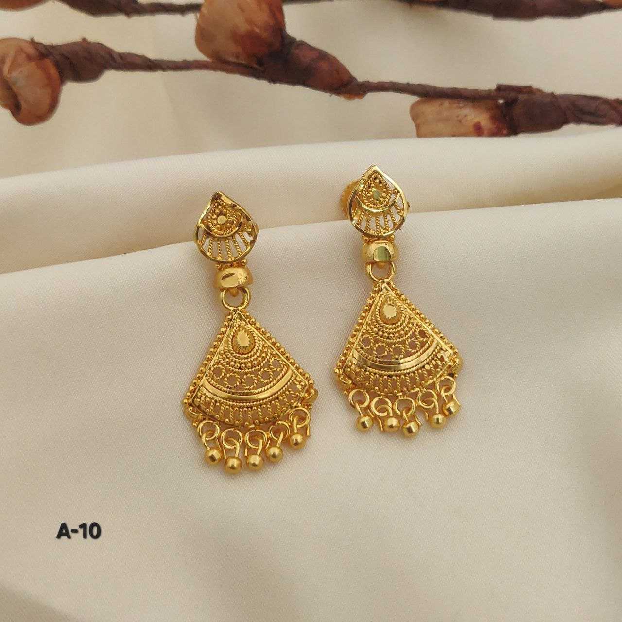 YNF BRASS KESH193 ROR147-2 WOMENS JEWELLERY WHOLESALE FANCY KUNDAN EARRINGS MANUFACTURER