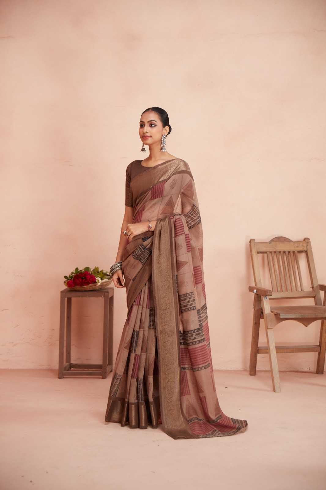 YNF CHANDERI SILK SILK KRESHVA KESH235 Meera CLOTHING BRANDS WHOLESALE SAREE MANUFACTURER