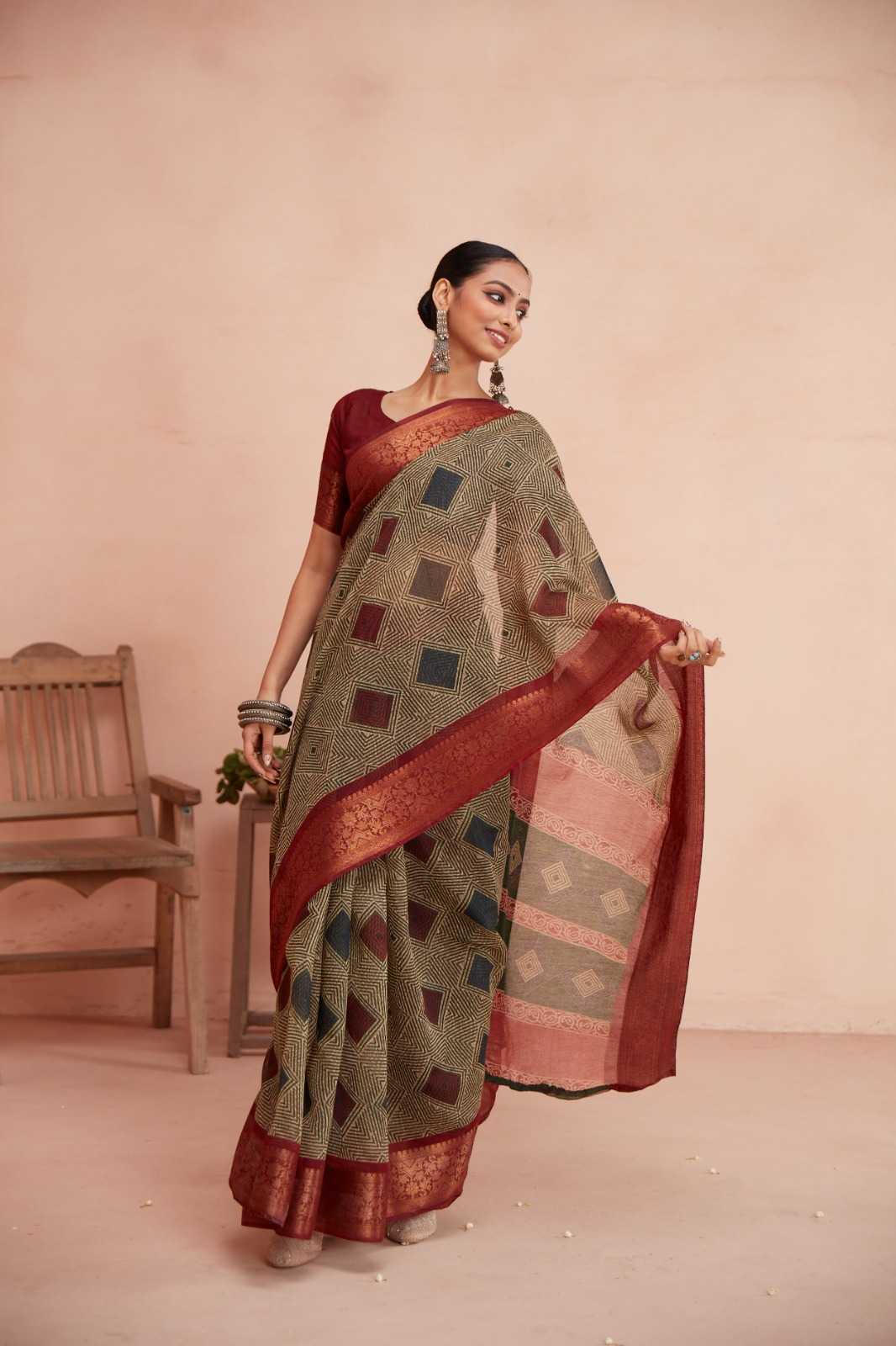 YNF CHANDERI SILK SILK KRESHVA KESH235 Meera CLOTHING BRANDS WHOLESALE SAREE MANUFACTURER