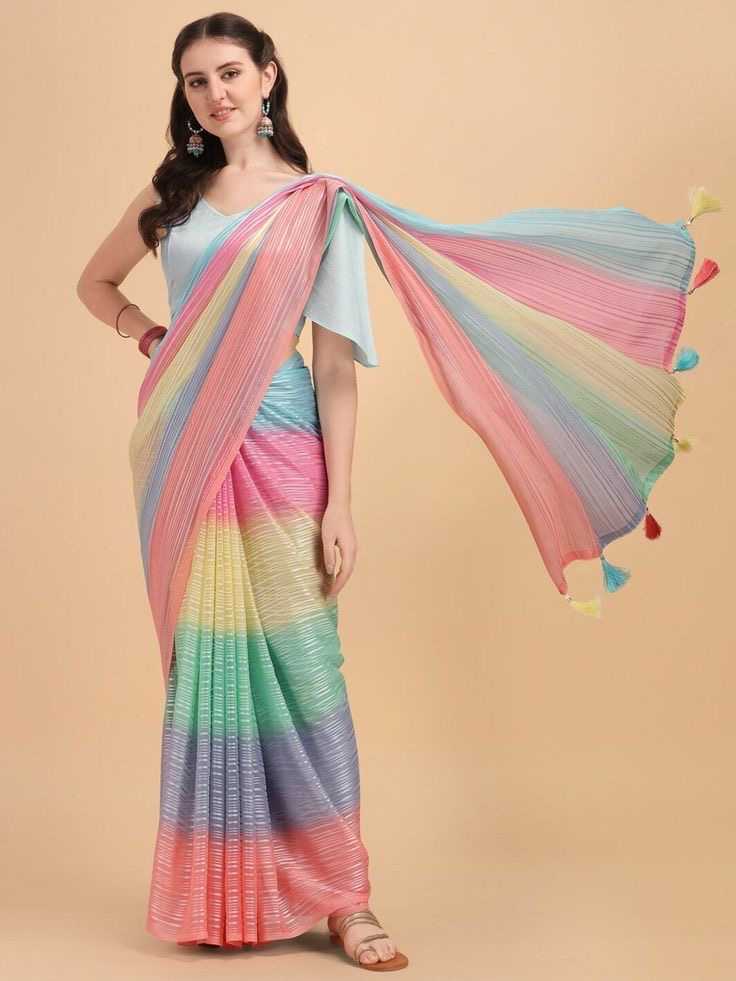 YNF CHIFFON KESH274 MIS22 SAREE WHOLESALE CHIFFON ZARI BORDER FANCY SAREE MANUFACTURER