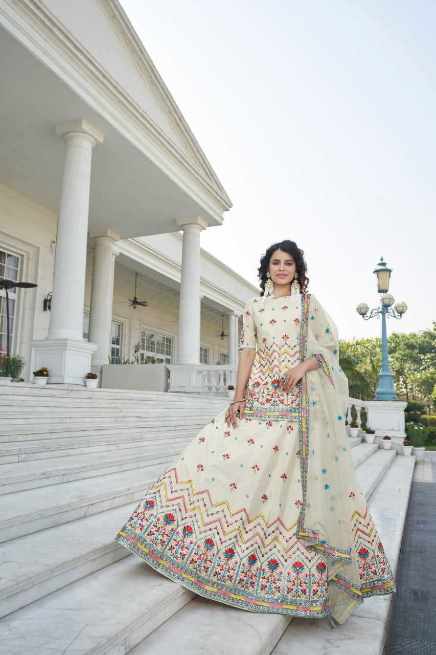 Ynf Chiffon KESH417 1956 Lehengas Wholesale Fancy Lehenga Rajwada Lehenga Embroidered Lehenga Manufacturer