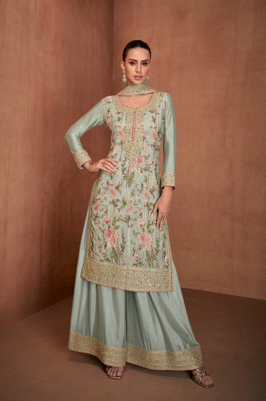 Ynf Chinon KESH113 VANYA Suits & Dresses Wholesale Ladies Suits Palazzo Suit Designer Suits Manufacturer