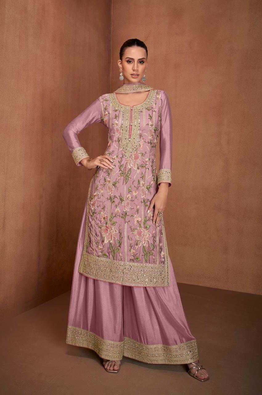 Ynf Chinon KESH113 VANYA Suits & Dresses Wholesale Ladies Suits Palazzo Suit Designer Suits Manufacturer