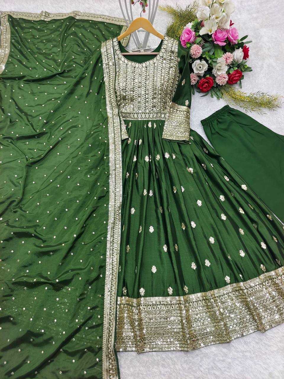 YNF CHINON KESH156 104 GOWNS WHOLESALEFANCY EMBROIDERY SEQUIN GOWNS MANUFACTURER