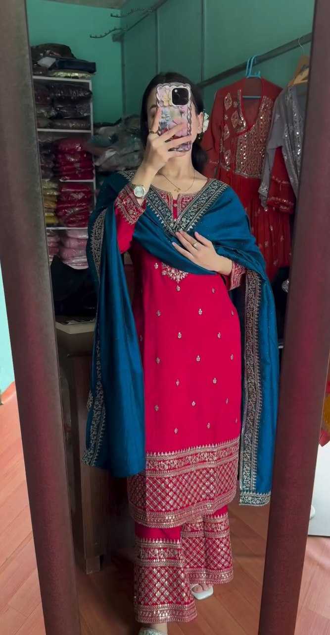 Ynf Chinon KESH164 G76 Suits & Dresses Wholesale Sharara Salwar Suits Embroidery Suits Designer Suits Manufacturer