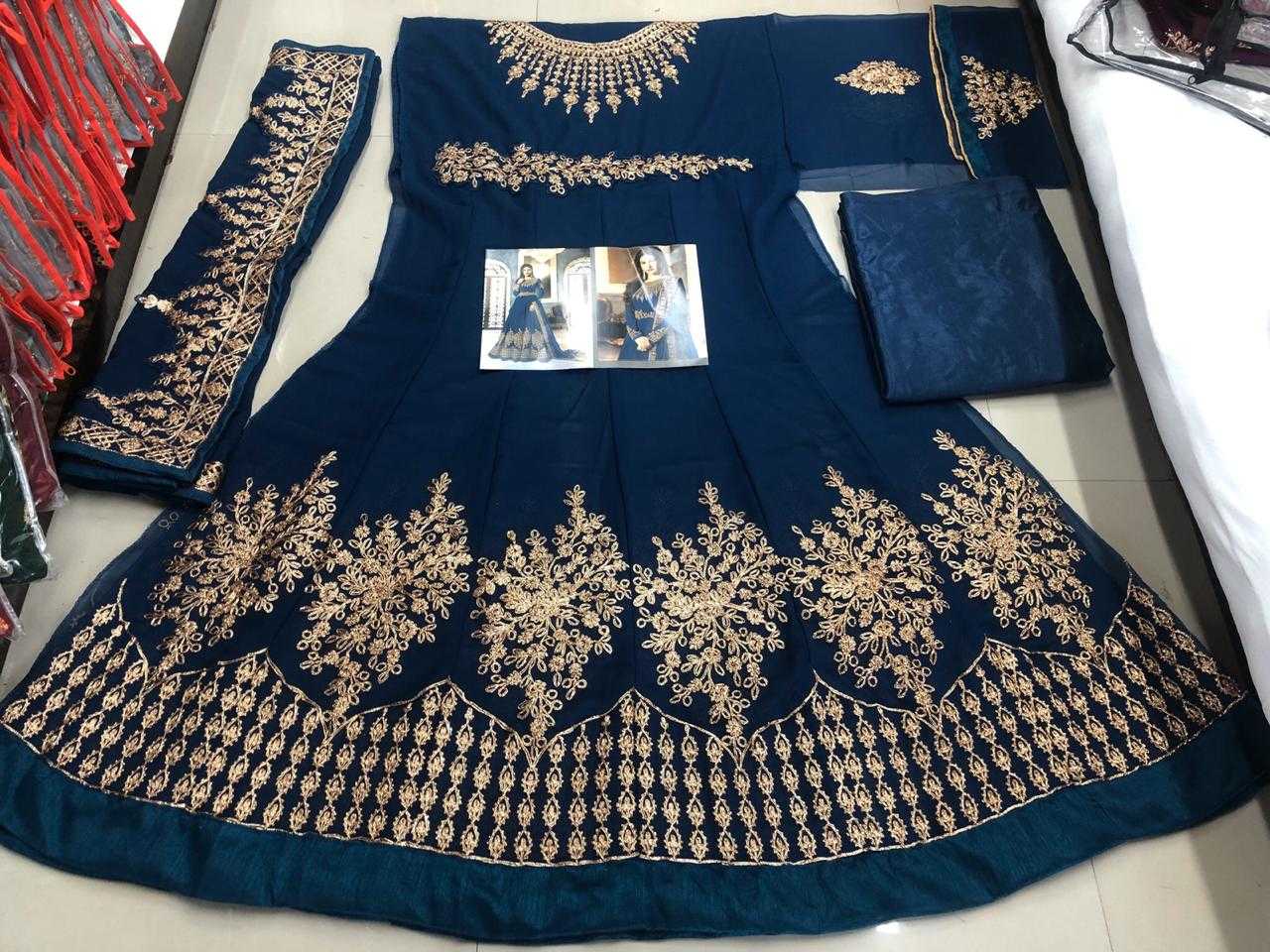 Ynf Chinon KESH379 66841 Suits & Dresses Wholesale Ladies Suits Embroidery Suits Semi Stitched Suits Manufacturer