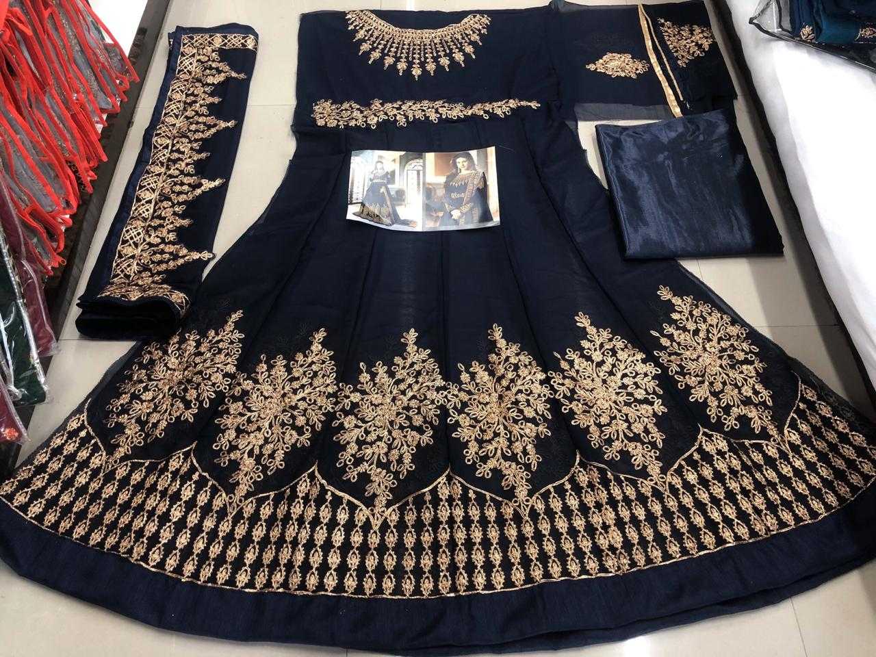 Ynf Chinon KESH379 66841 Suits & Dresses Wholesale Ladies Suits Embroidery Suits Semi Stitched Suits Manufacturer