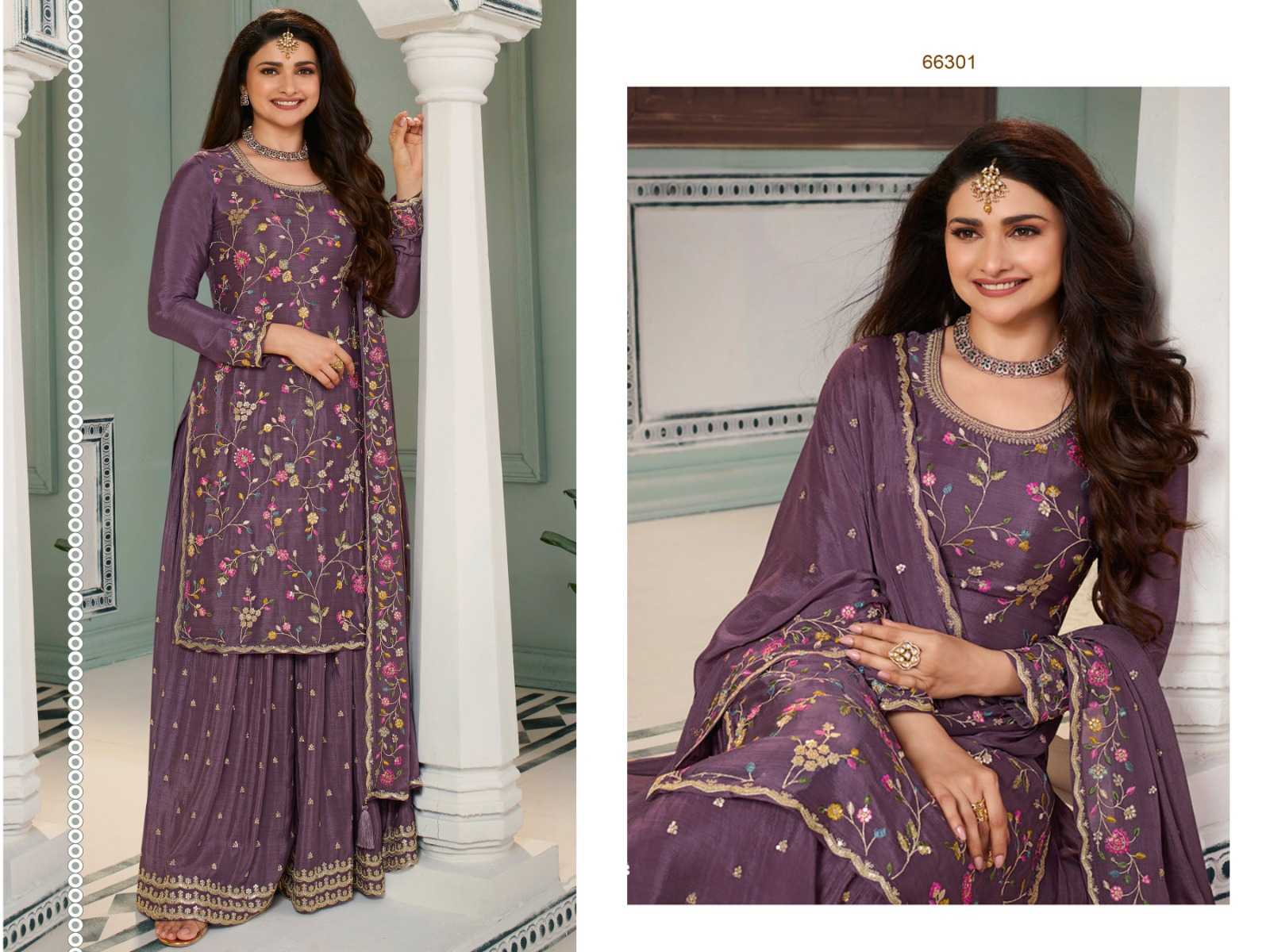 Ynf Chinon KESH379 AVANTI Suits & Dresses Wholesale Unstitched Suits Embroidery Suits Palazzo Suit Manufacturer