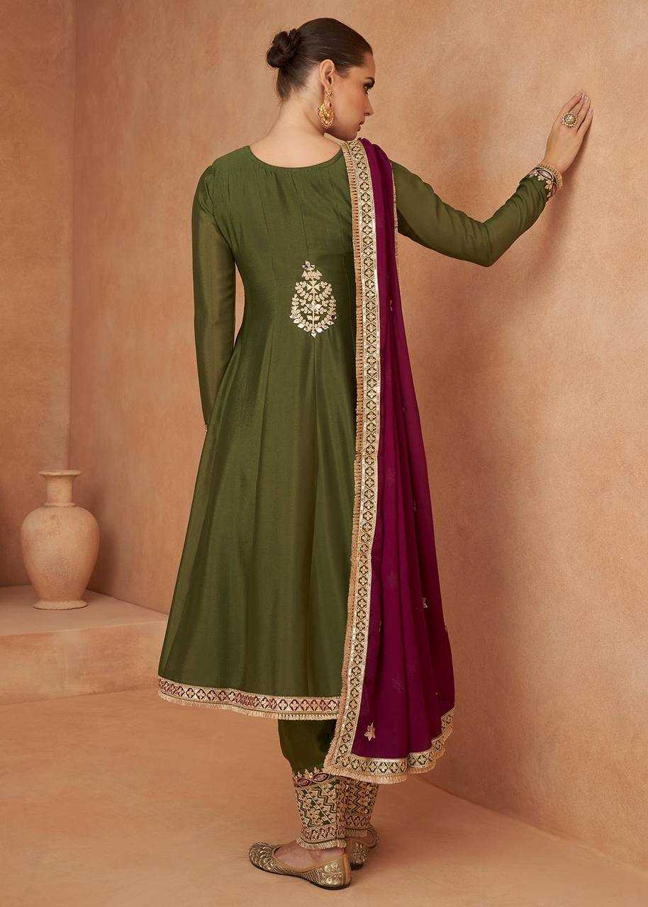 YNF CHINON KESH398 1158 SUIT WHOLESALE WEDDING EMBROIDERY PALAZZO SUITS MANUFACTURER