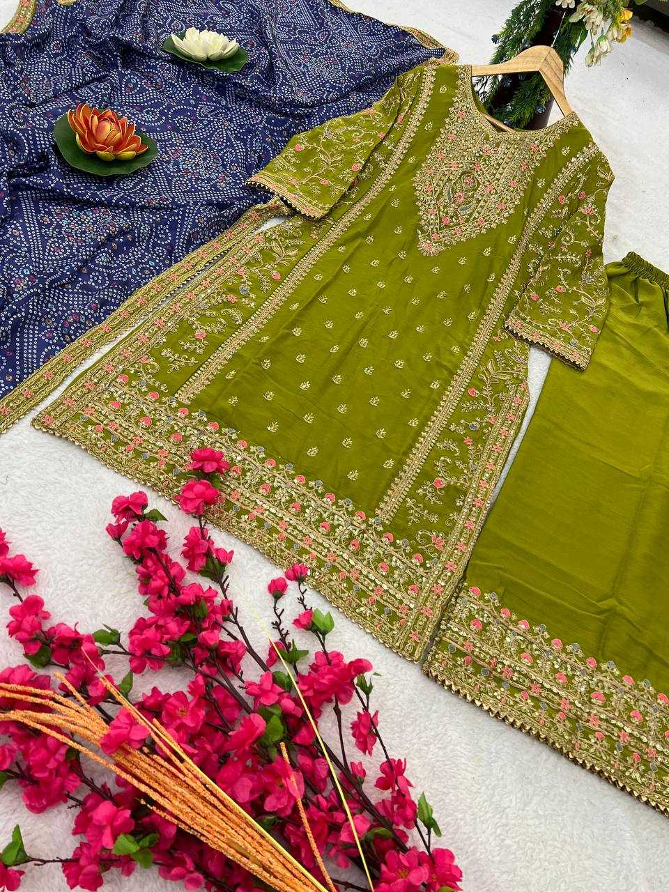 YNF CHINON KESH399 3137 SUITS & DRESSES  WHOLESALE EMBROIDERY EID LADIES SUITS MANUFACTURER