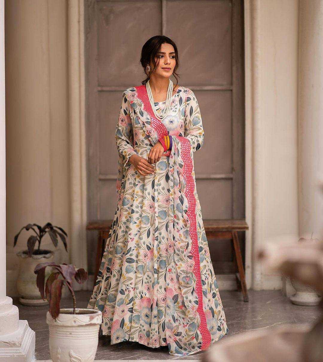 YNF CHINON KESH408 6028 SUIT WHOLESALE EMBROIDERED DESIGNER PARTY WEAR SUIT MANUFACTURER