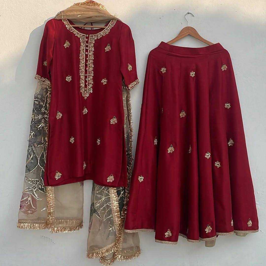 YNF CHINON RIN141 1901 SUITS & DRESSES WHOLESALE LADIES EMBROIDERY PALAZZO SUITS MANUFACTURER