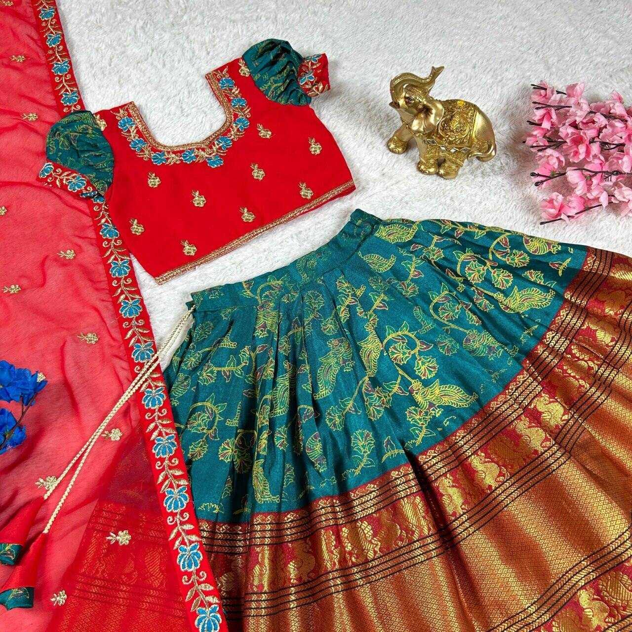 Ynf Cotton KESH109 RRKT99 Kids Wear Wholesale Kids Lehenga Kids Lehenga Choli Kids Festive Wear Manufacturer