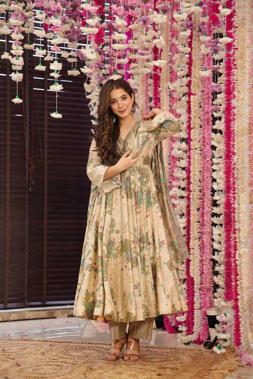 YNF COTTON KESH232 1494 SUITS & DRESSES WHOLESALE LADIES PRINTED ANARKALI SUITS MANUFACTURER