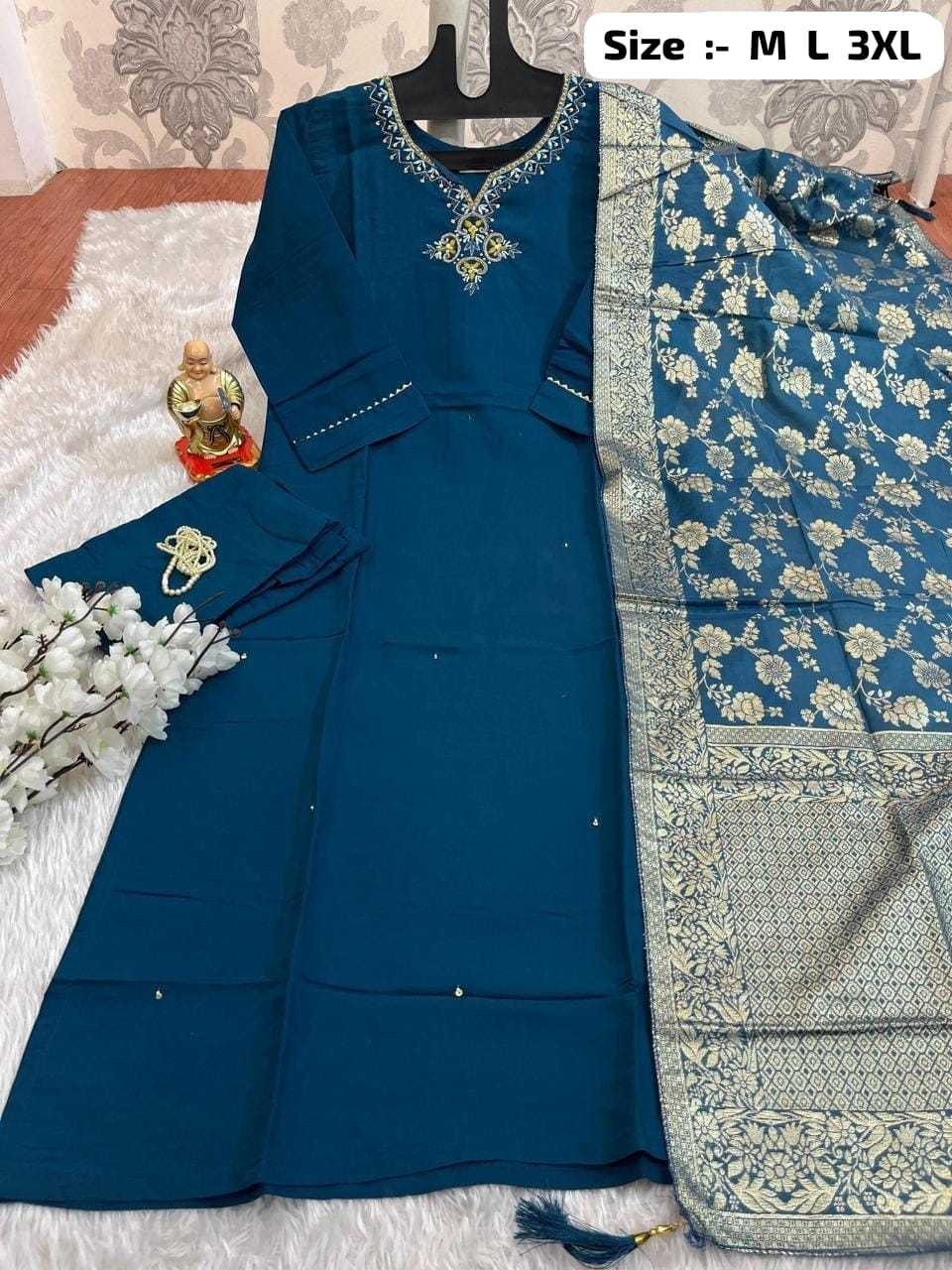 Ynf Cotton KESH256 RNF41 Suits & Dresses Wholesale Embroidery Suits Cotton Suits Bandhani Suits Manufacturer