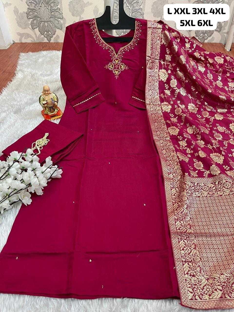 Ynf Cotton KESH256 RNF41 Suits & Dresses Wholesale Embroidery Suits Cotton Suits Bandhani Suits Manufacturer