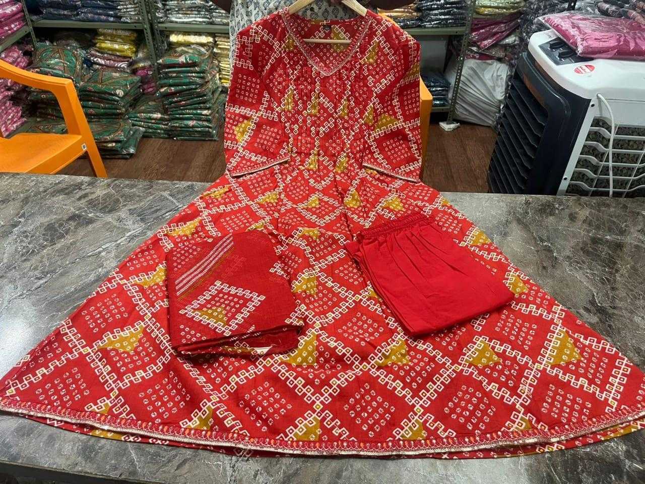 Ynf Cotton KESH256 RNF41 Suits & Dresses Wholesale Embroidery Suits Cotton Suits Bandhani Suits Manufacturer