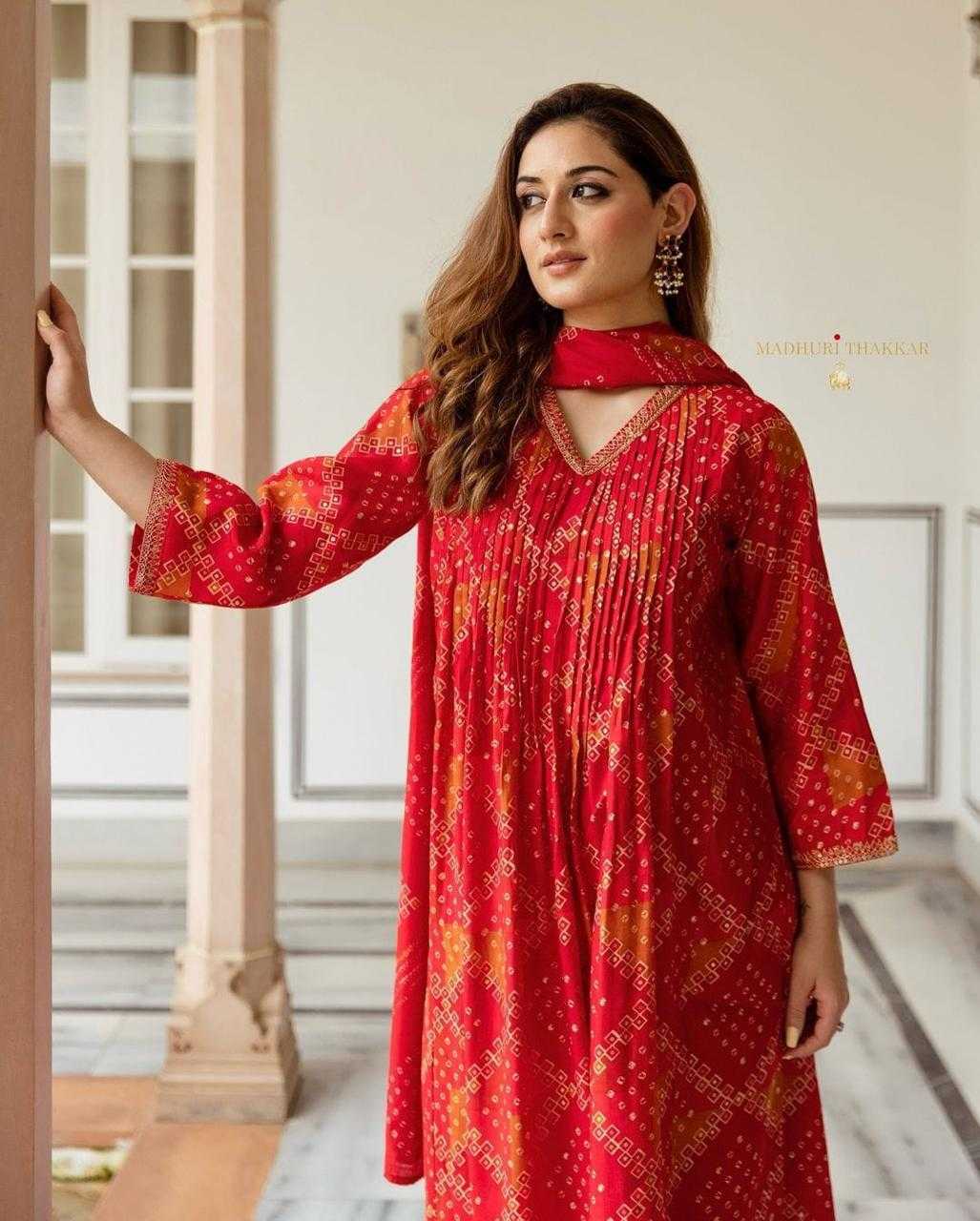 Ynf Cotton KESH256 RNF41 Suits & Dresses Wholesale Embroidery Suits Cotton Suits Bandhani Suits Manufacturer