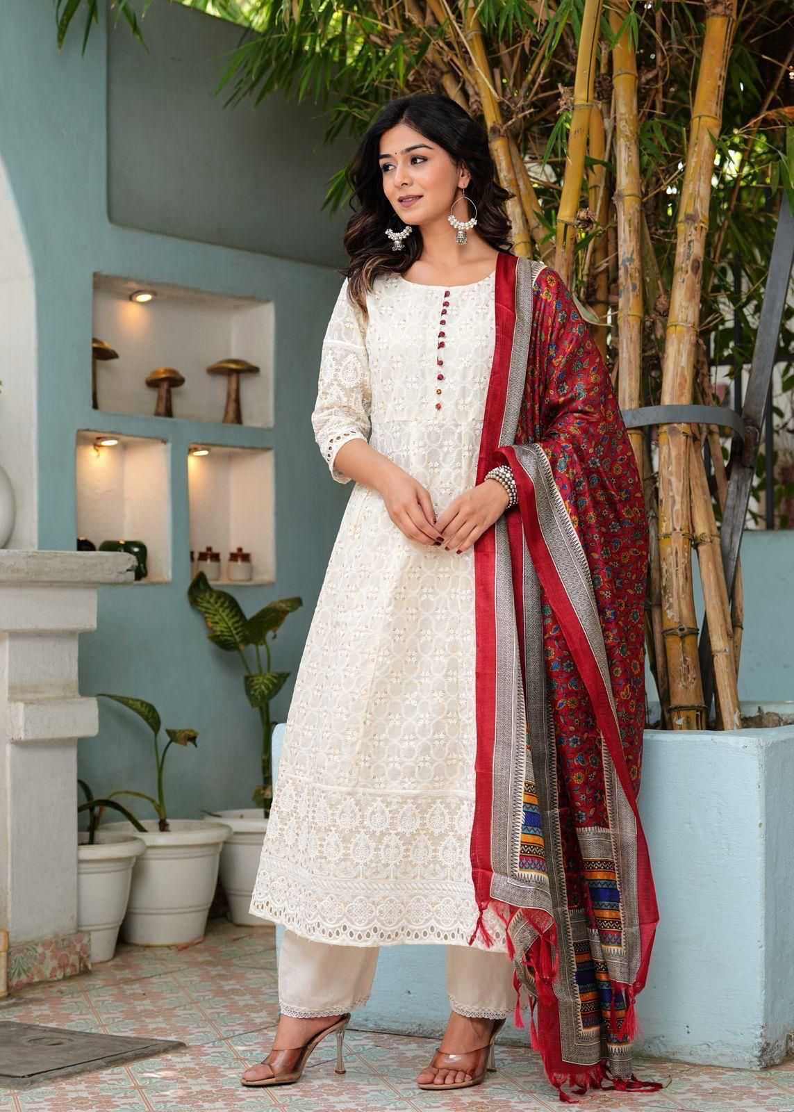 Ynf Cotton KESH256 RNF71 Kurti Wholesale Designer Kurtis Anarkali Kurtis Chikankari Kurtis Manufacturer