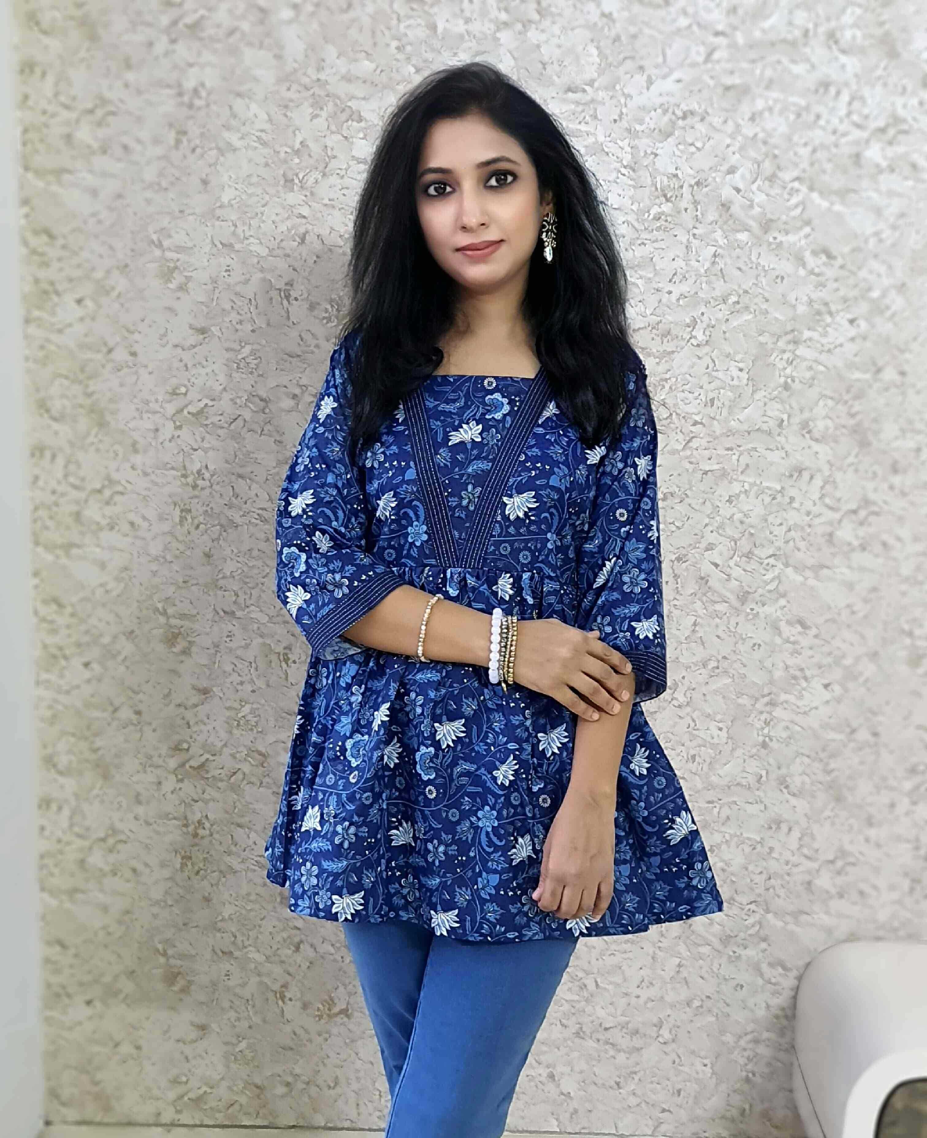 Ynf Cotton KESH258 VDA151 Kurti Wholesale Casual Kurtis Workwear Kurtis Printed Kurtis Manufacturer