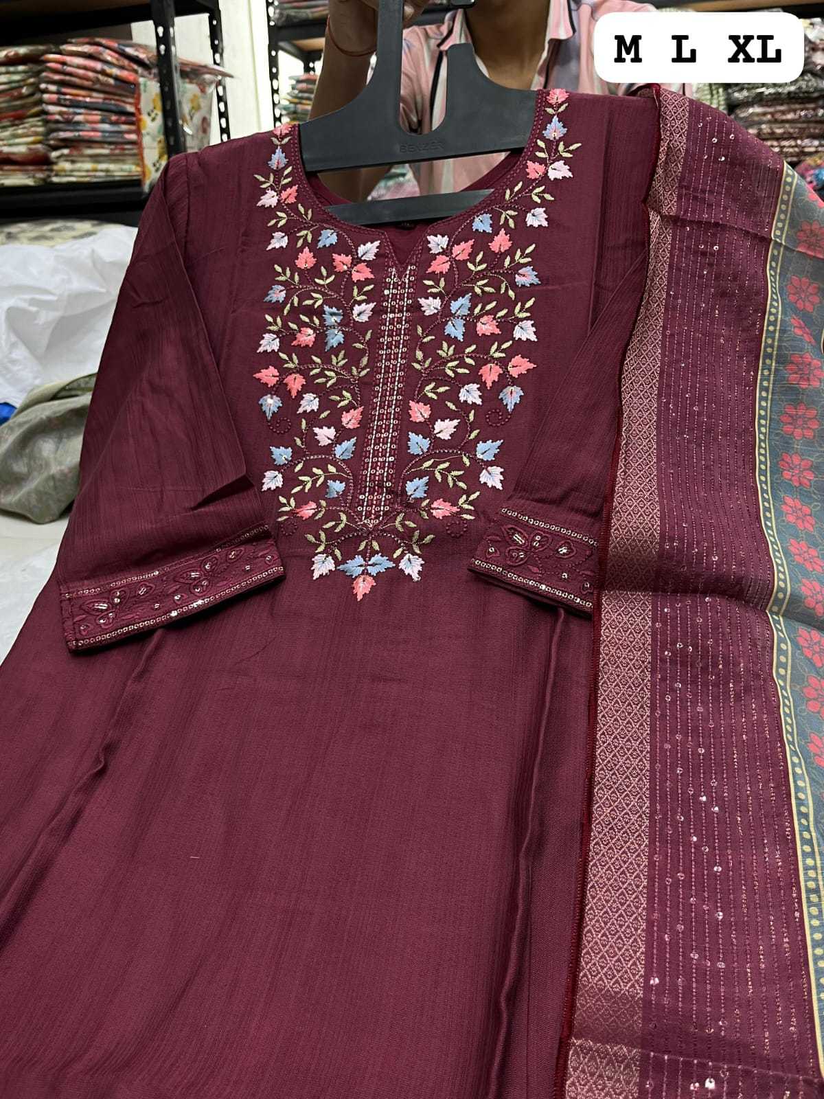 YNF COTTON KESH258 VDA67 SUITS & DRESSES WHOLESALE EMBROIDERED SUITS MANUFACTURER