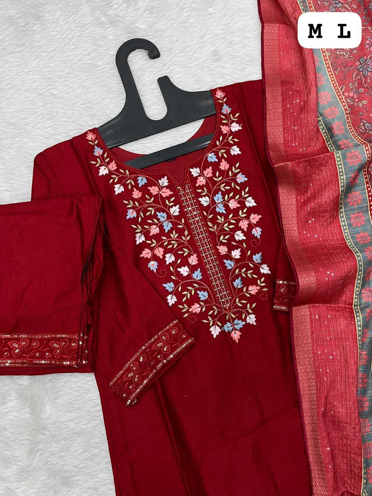 YNF COTTON KESH258 VDA67 SUITS & DRESSES WHOLESALE EMBROIDERED SUITS MANUFACTURER