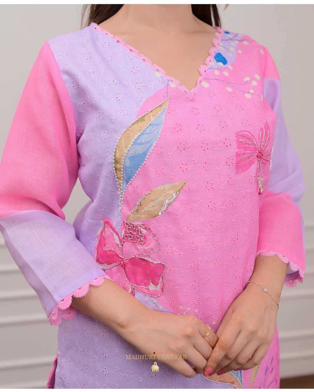 YNF COTTON KESH360 AKD06 SUIT WHOLESALE COTTON EMBROIDERY LADIES SUITS MANUFACTURER