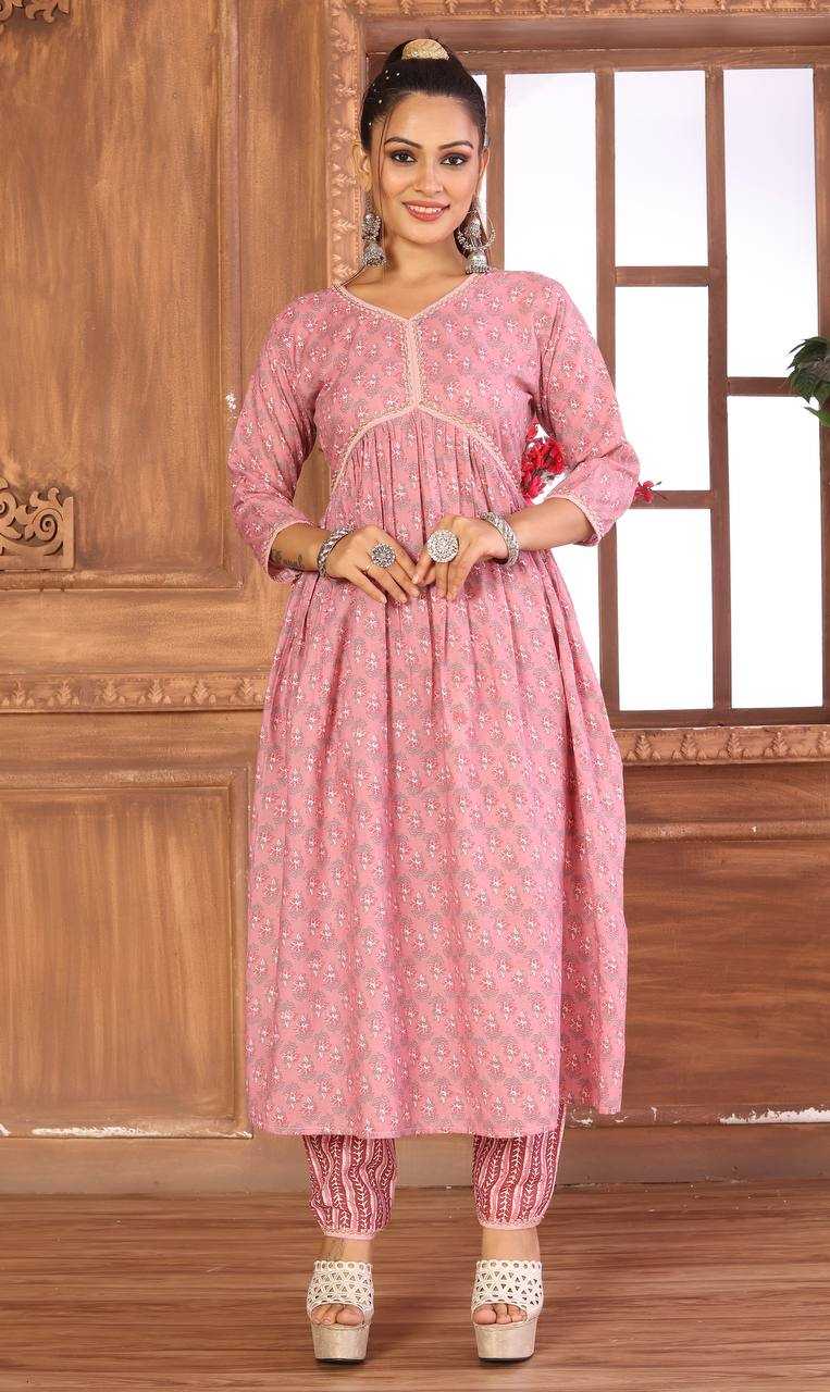 YNF COTTON KESH399 4001 SUITS & DRESSES  WHOLESALEALIA PRINTED LONG SUITS  MANUFACTURER