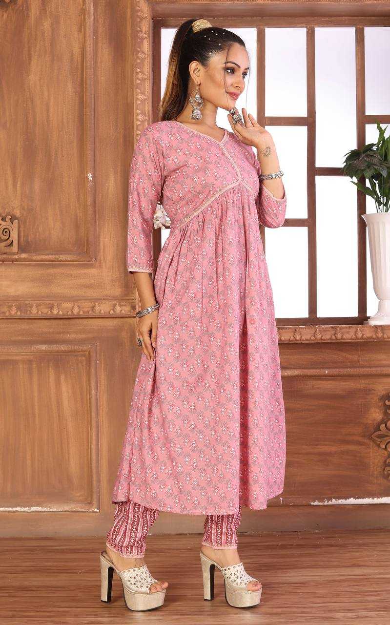 YNF COTTON KESH399 4001 SUITS & DRESSES  WHOLESALEALIA PRINTED LONG SUITS  MANUFACTURER