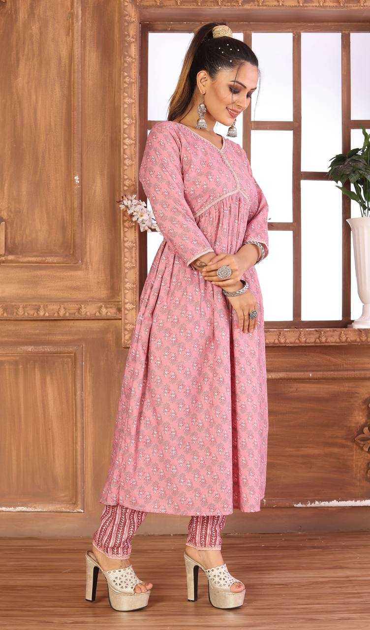 YNF COTTON KESH399 4001 SUITS & DRESSES  WHOLESALEALIA PRINTED LONG SUITS  MANUFACTURER